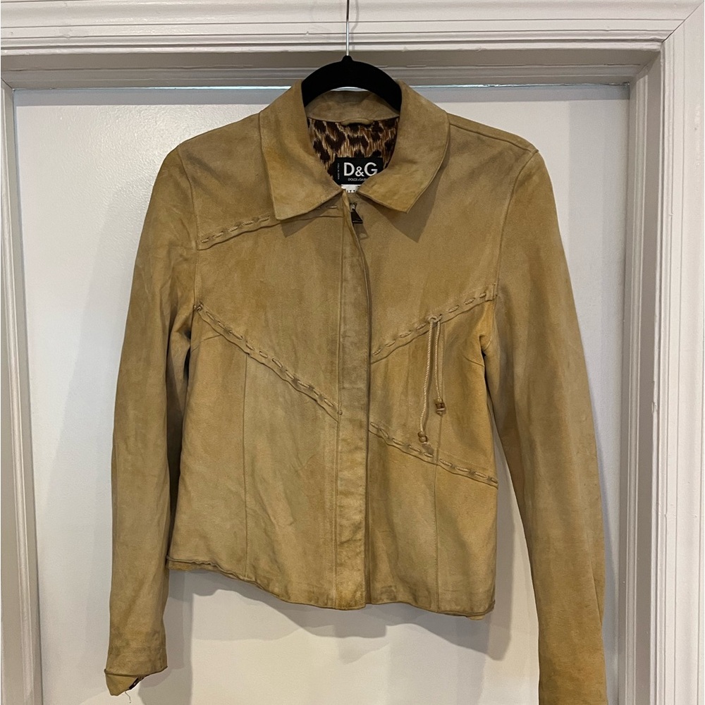 vintage suede Dolce&Gabbana jacket
